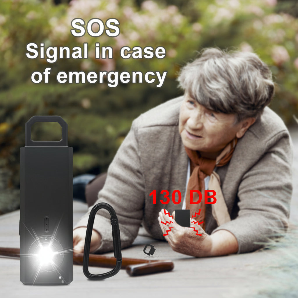 Anti Spier Self-Defense Security Alarm With Motion Sensor & LED