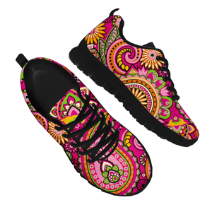 Printed Sports And Leisure Mesh Running Shoes For Men And Women