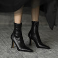Net Red Skinny Pointed Toe Short Childre Autumn Socks Boots