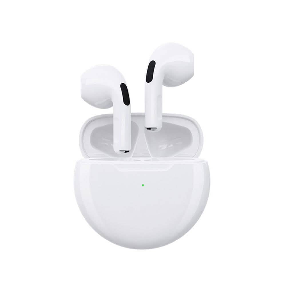 Earphones With Round Charging Case