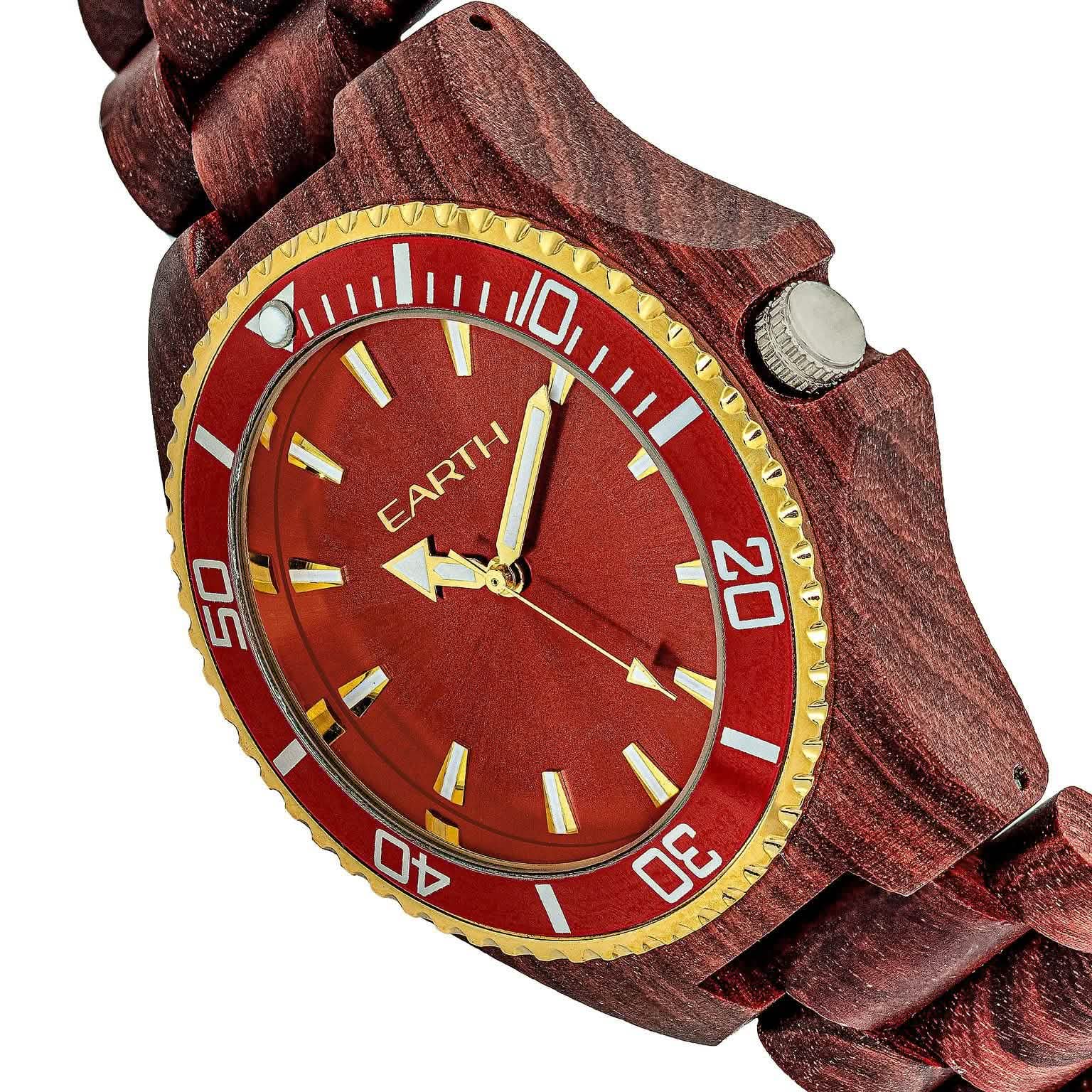 Earth Wood Centurion Quartz Eco Friendly Bracelet Watch