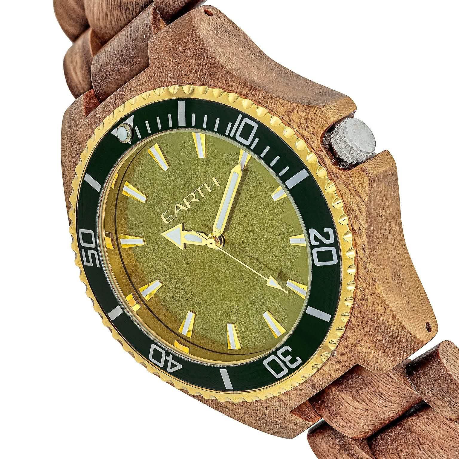 Earth Wood Centurion Quartz Eco Friendly Bracelet Watch