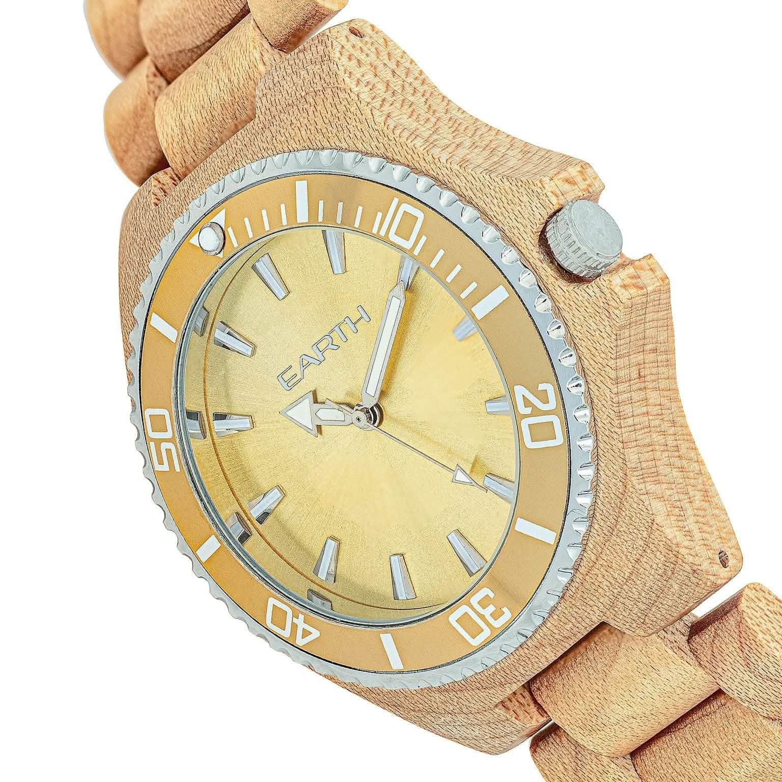Earth Wood Centurion Quartz Eco Friendly Bracelet Watch