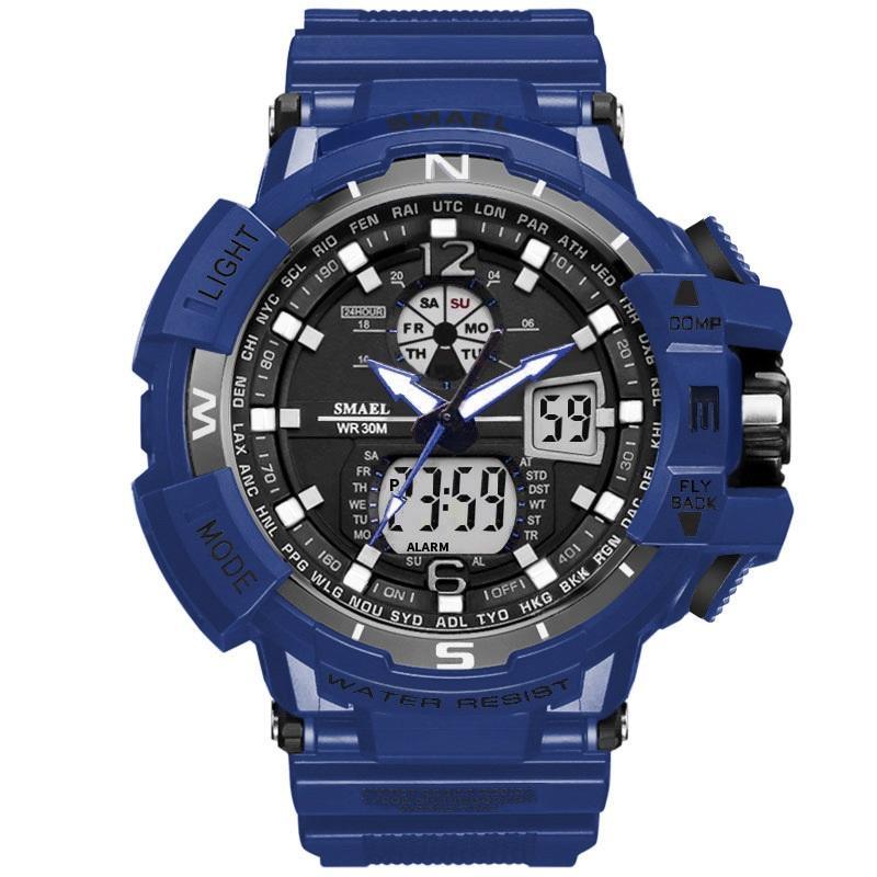 NEW Modern RED Sport Watch For Men and Woman With LED Digital Quartz Display Men's Top Brand Luxury Digital-watch Relogio Masculino In Army Military Popular Design Waterproof 50M