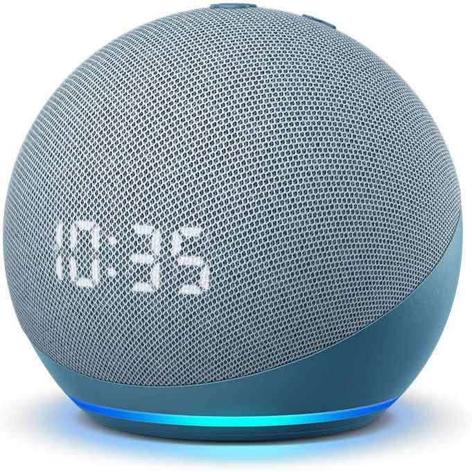 Amazon Echo Dot 4th Gen Smart speaker with clock and Alexa