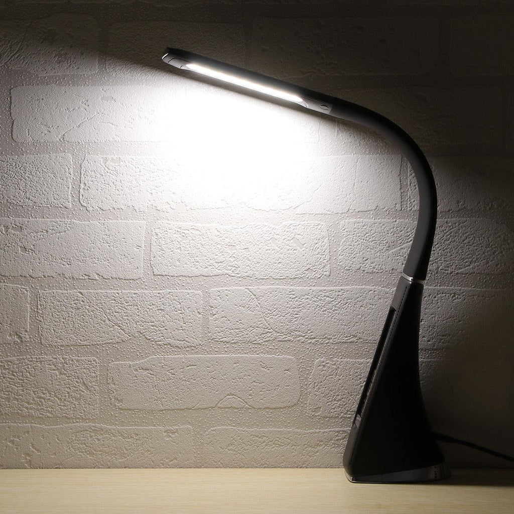 Eco-friendly LED Desk Lamp Multifunction Dimmable Reading Lamp With Calendar Temperature Alarm Clock for Office Bedroom Dorm Decorative Table Lamp Cute Study Lamps for Bedroom Décor