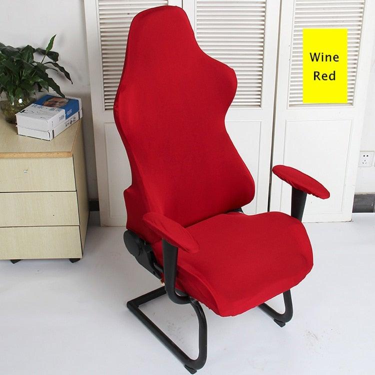 Elastic Chair Armrest Pads Chair Cover Warm Computer Chair Covers For Office Slipcover For Gaming Armchair  Washable Spandex Kitchen Chair Covers for Dining Room Christmas Decoration Holiday Party