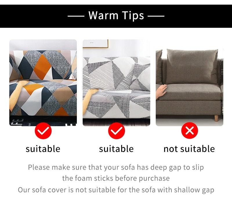 Elastic Solid Color Sofa Cover Spandex Modern All-inclusive Sofa SlipCover for living Room Stretch Couch Covers 1/2/3/4 Seater Sofa Cover Furniture Protector Couch Soft with Elastic Bottom Anti-Slip Foam Kids