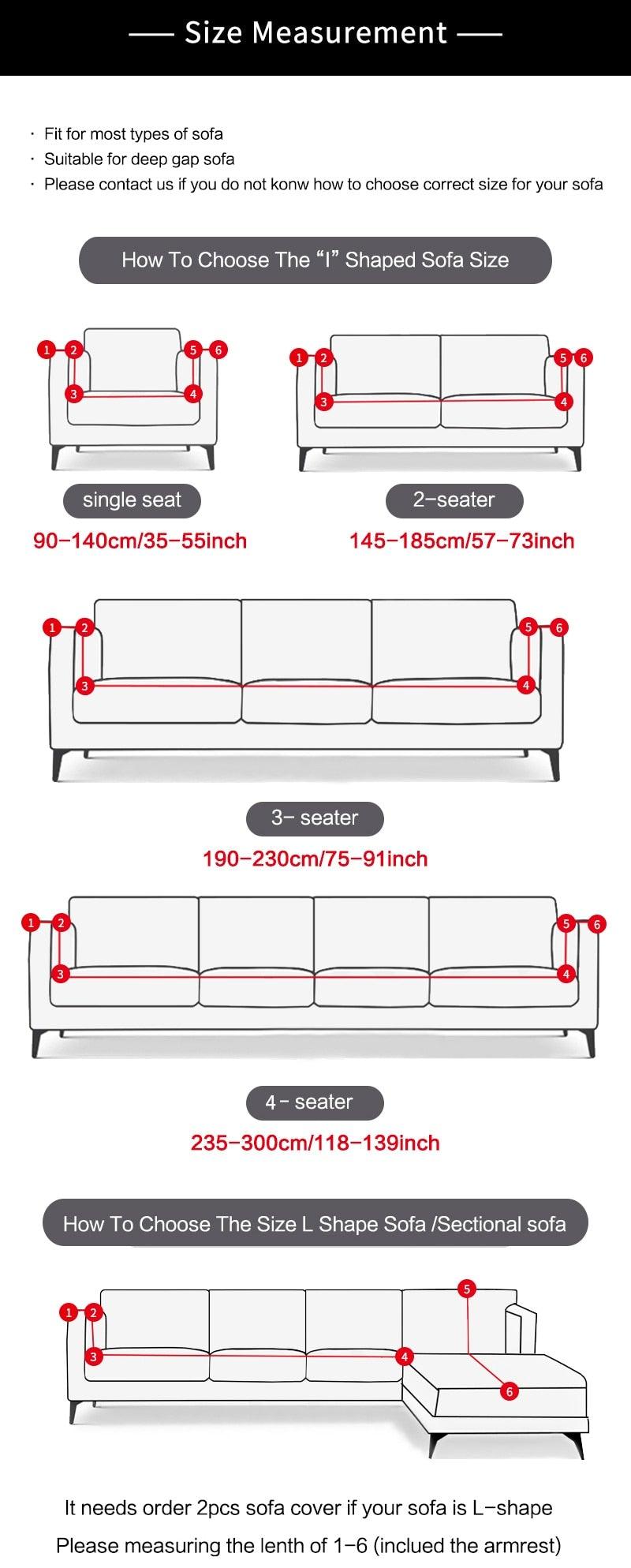 Elastic Solid Color Sofa Cover Spandex Modern All-inclusive Sofa SlipCover for living Room Stretch Couch Covers 1/2/3/4 Seater Sofa Cover Furniture Protector Couch Soft with Elastic Bottom Anti-Slip Foam Kids