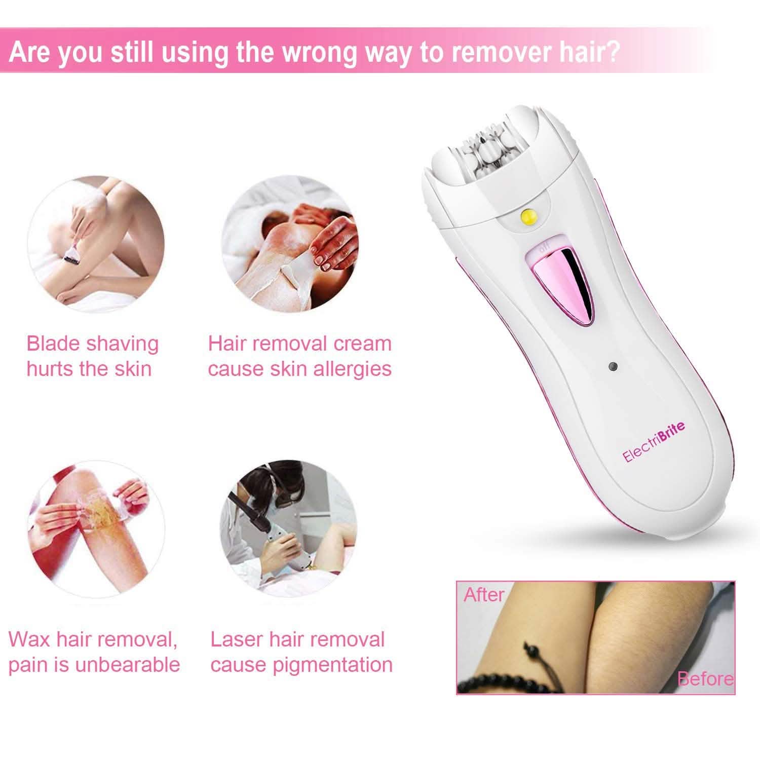 ElectriBrite Facial Hair Removal Epilators