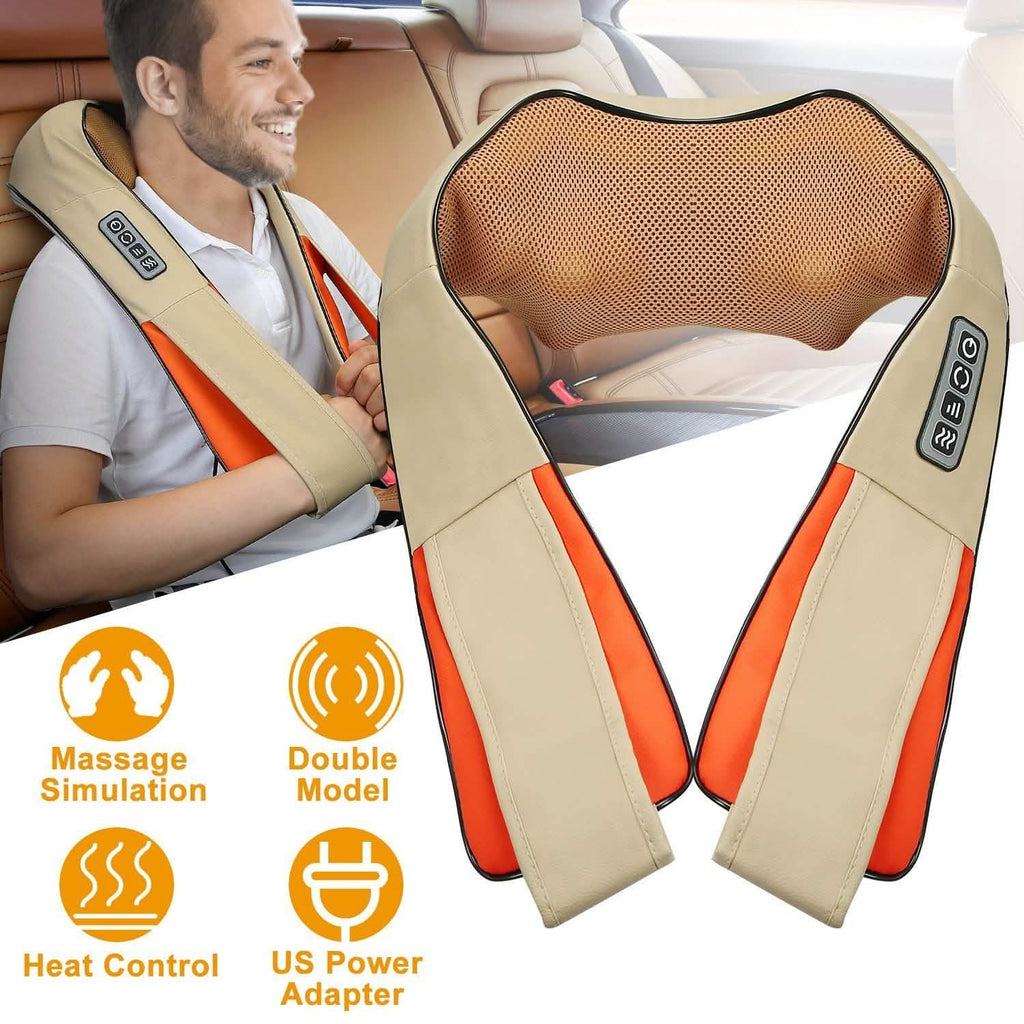 Electric Back Massage Cape with Heat Deep Tissue 3D Kneading Massage