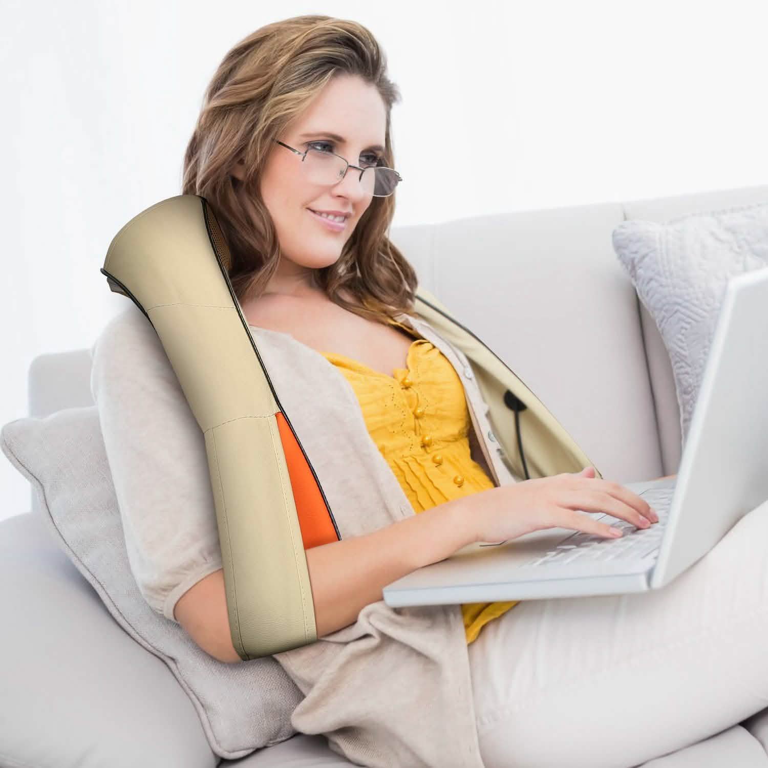 Electric Back Massage Cape with Heat Deep Tissue 3D Kneading Massage