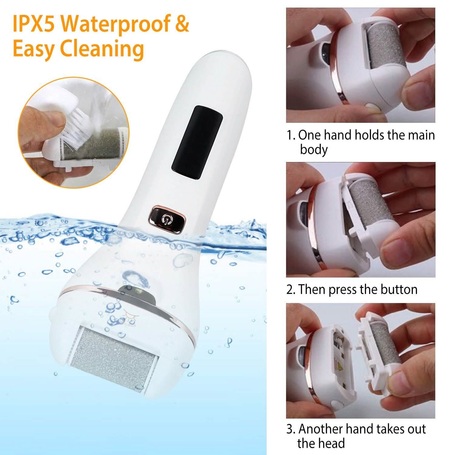 Electric Callus Remover USB Rechargeable Foot Scrubber