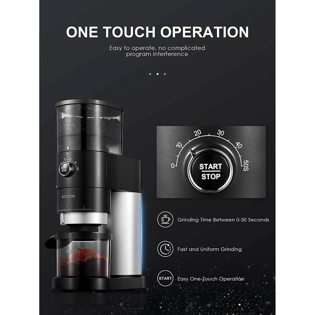 Electric Conical Burr Coffee Grinder