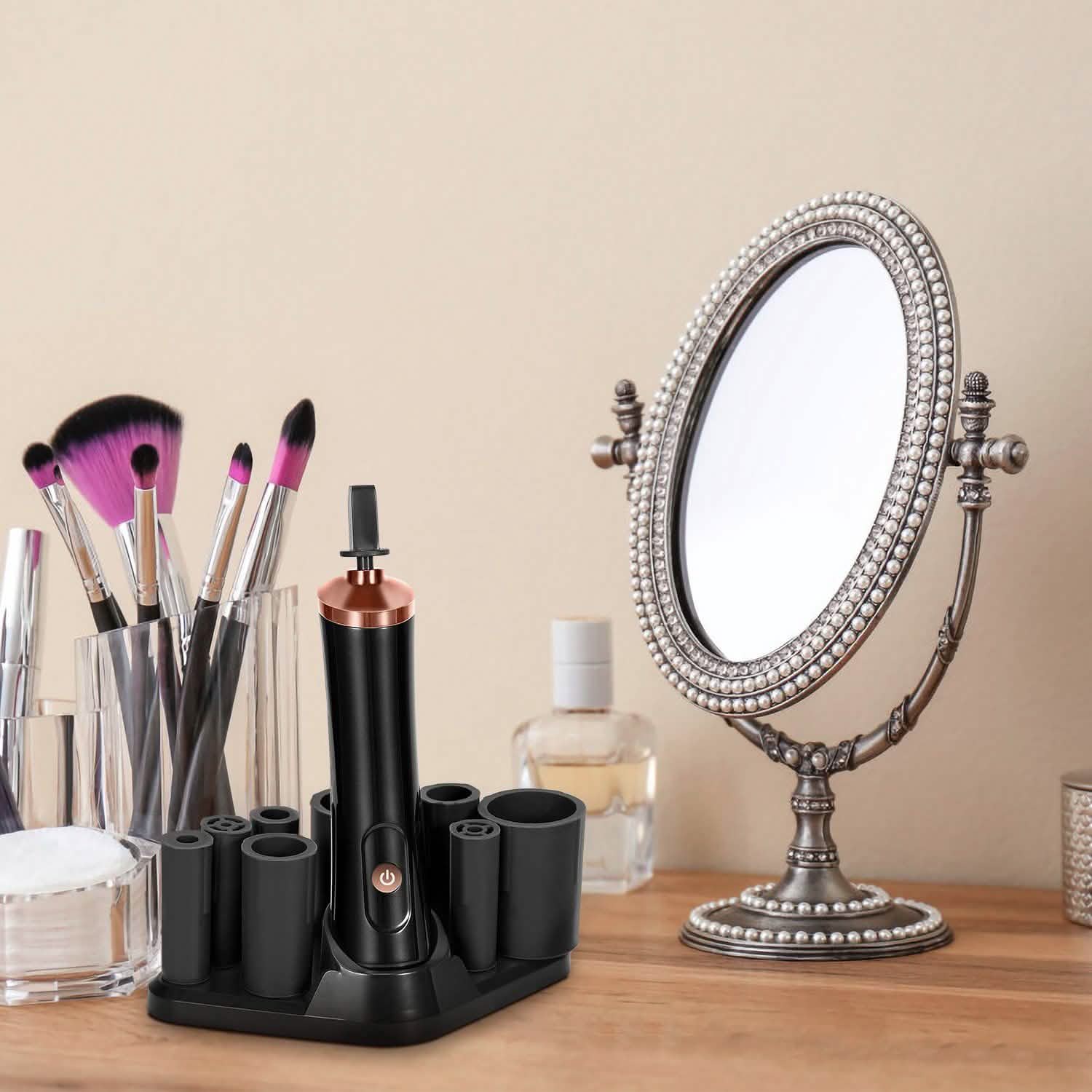 Electric Cosmetic Makeup Brush Cleaner Dryer