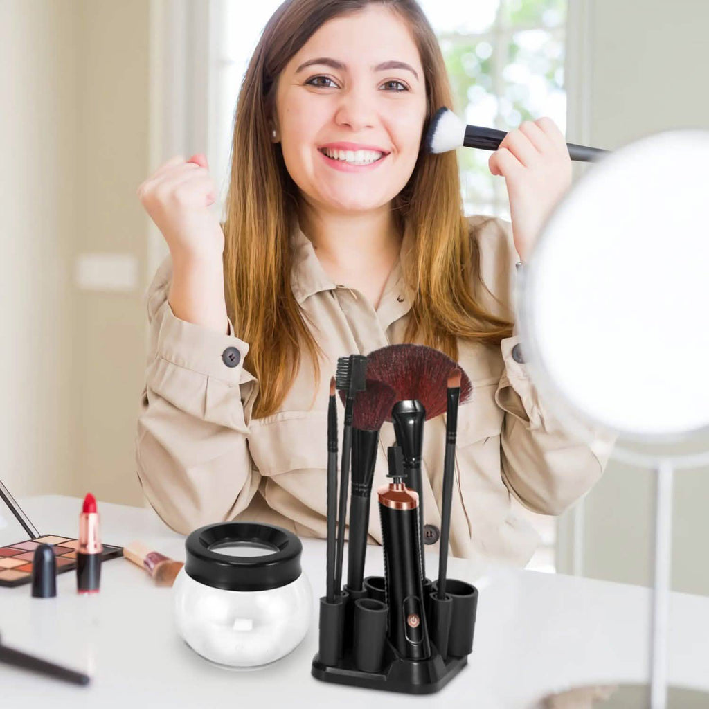 Electric Cosmetic Makeup Brush Cleaner Dryer