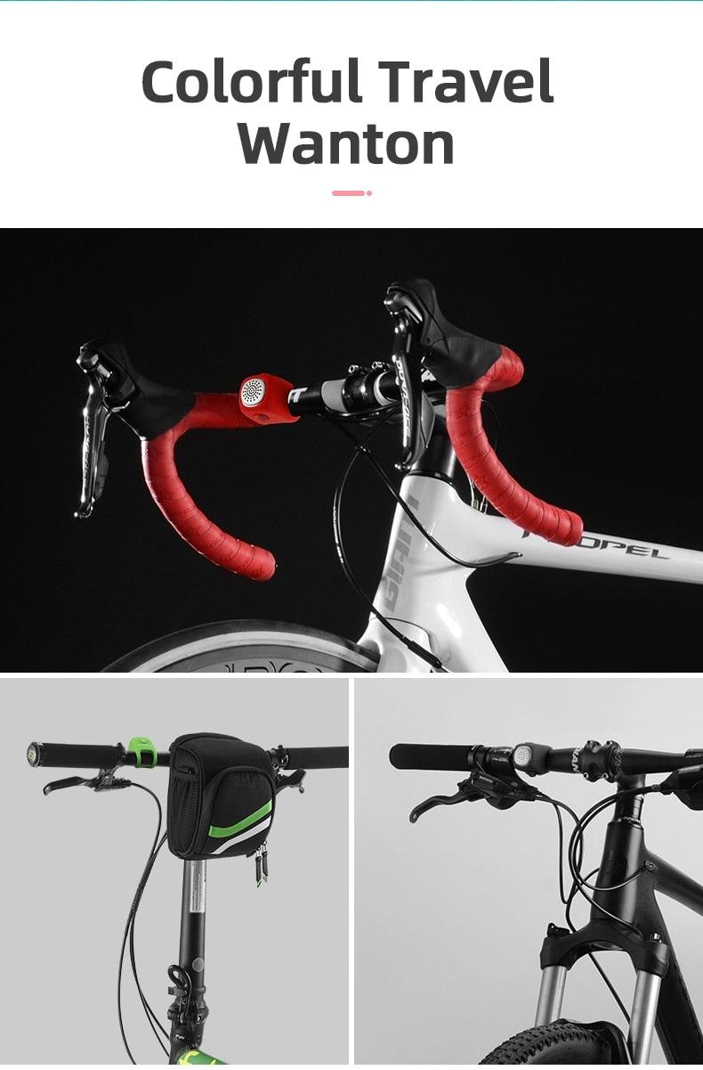 Electric Cycling Bell 90 dB Horn Rainproof  Bicycle Handlebar Silica Gel Shell Ring Bike Bell Bicycle Accessories Electric Cycling Bells Water-Resistant Cycling Bells Horn Loud Bicycle Horns Bicycle Accessories