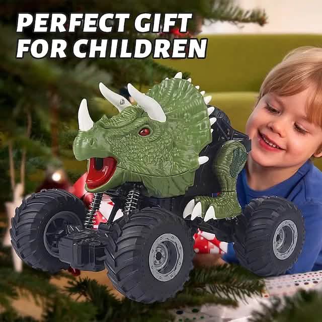 Electric Dinosaur Remote Control Spray Stunt Car