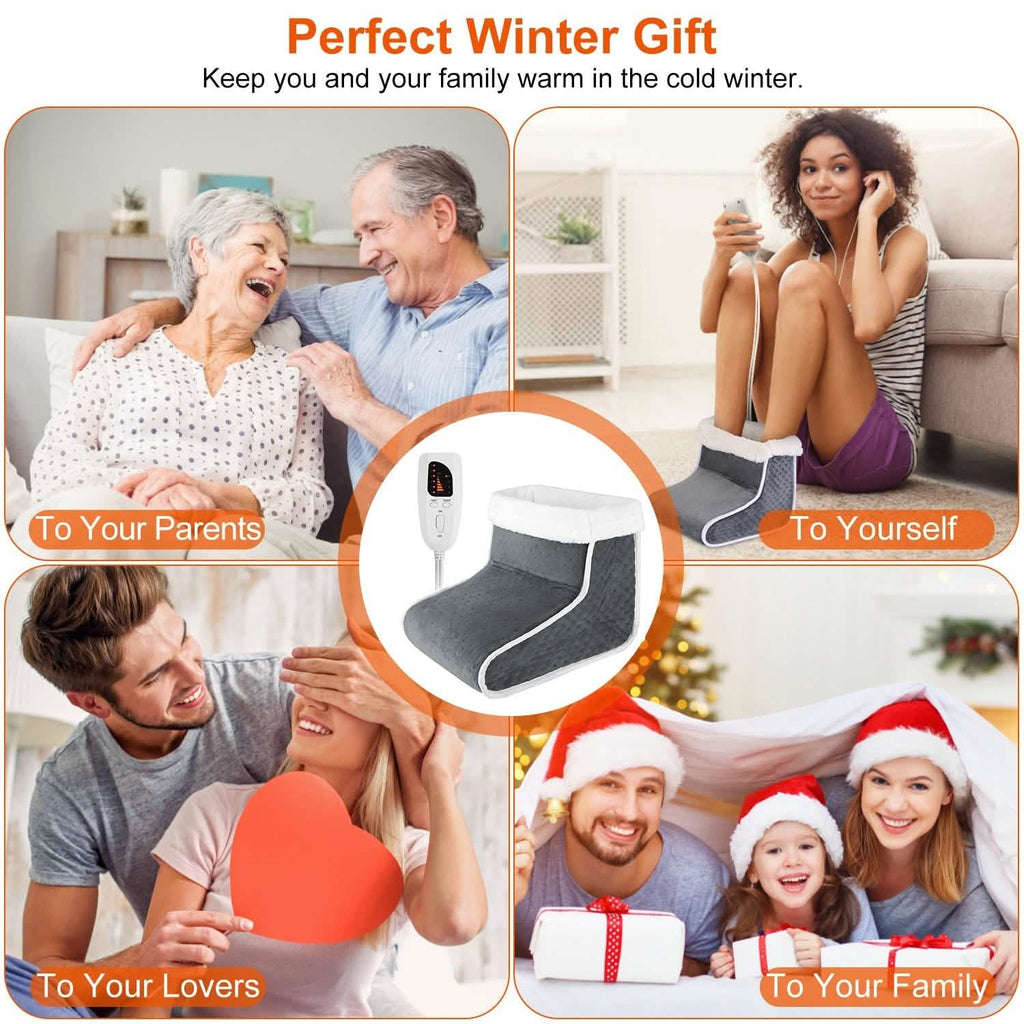 Electric Heated Foot Warmer with 6 Level Heating 4 Level Timing