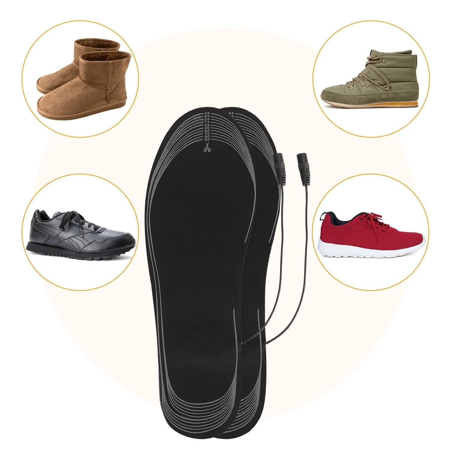 Electric Heated Insoles USB Foot Warmer Pads