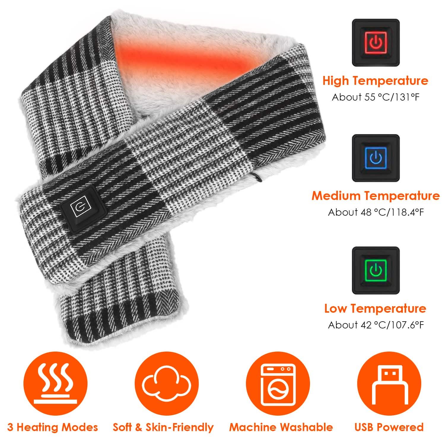 Electric Heated Scarf