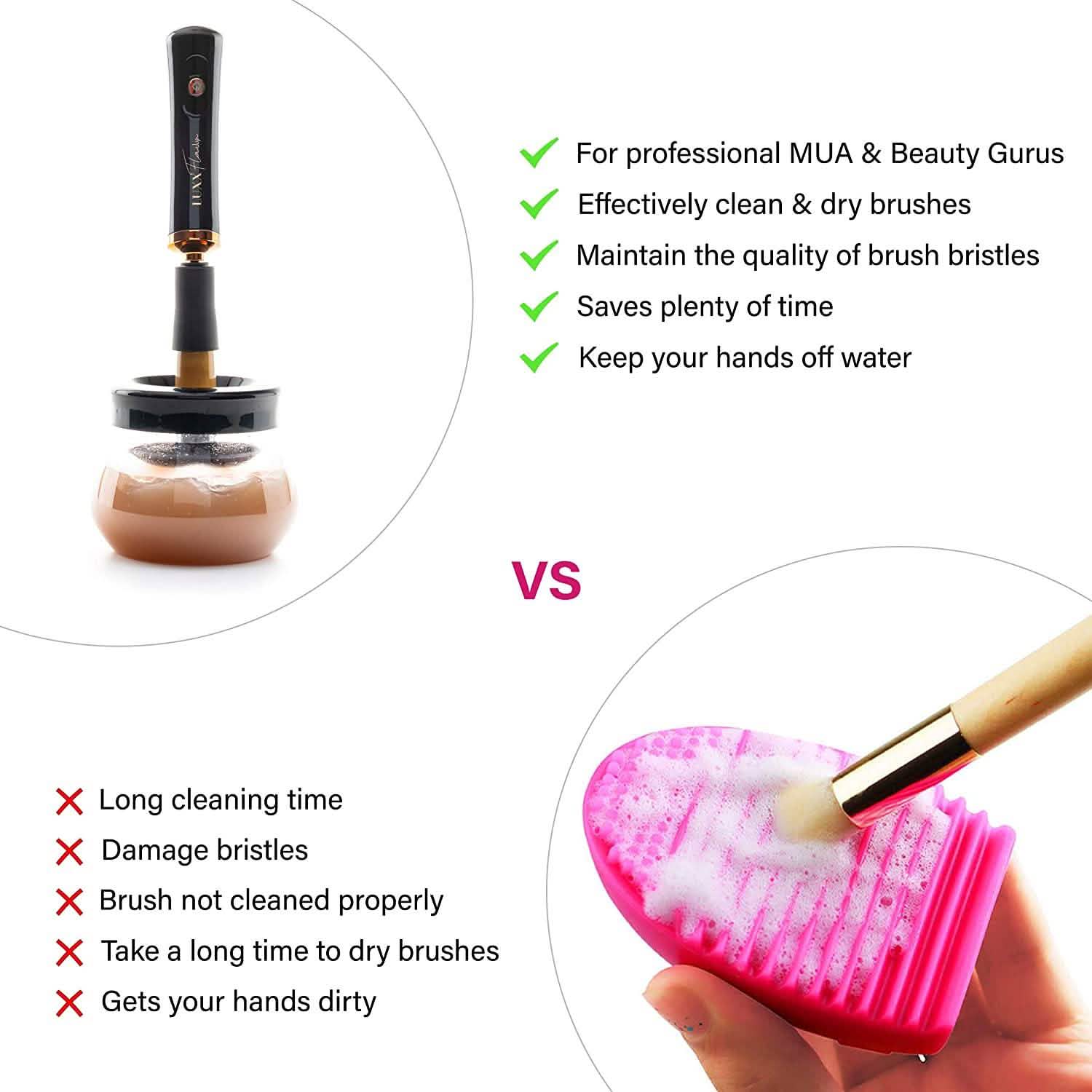 Electric Makeup Brush Cleaner and Dryer Machine