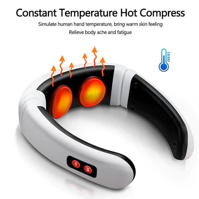 Electric Neck Massager and Pulse Back 6 Modes Power Control