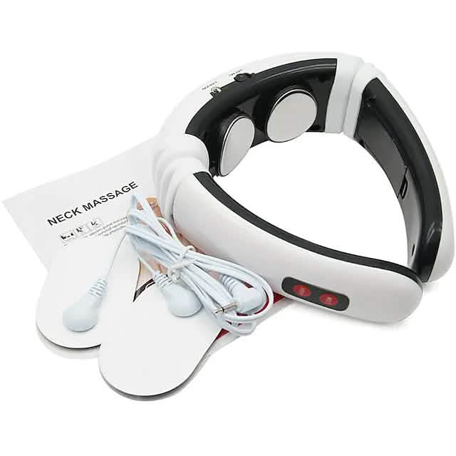 Electric Neck Massager and Pulse Back 6 Modes Power Control