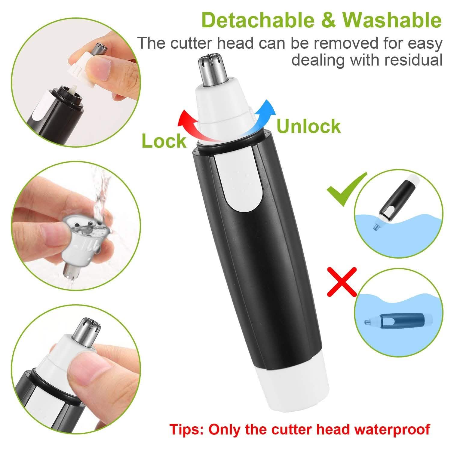 Electric Nose Ear Hair Trimmer