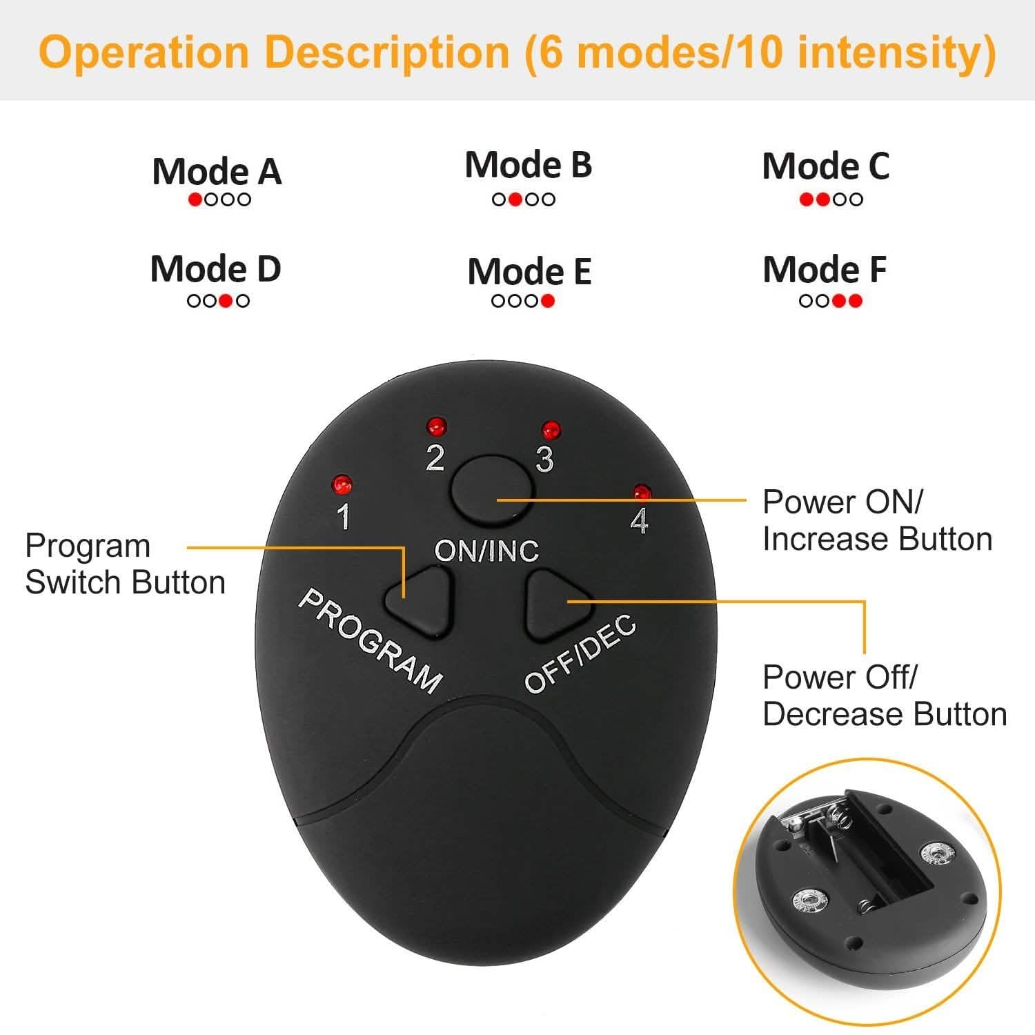 Electric Stimulator Massage Pad