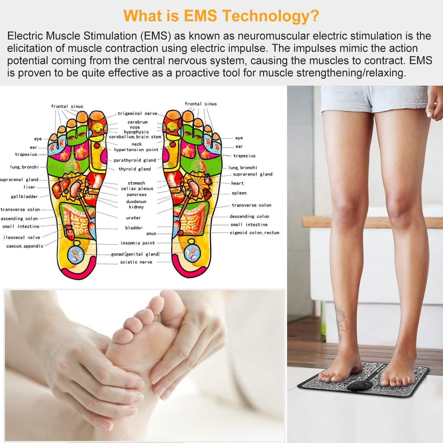 Electric Stimulator Massage Pad