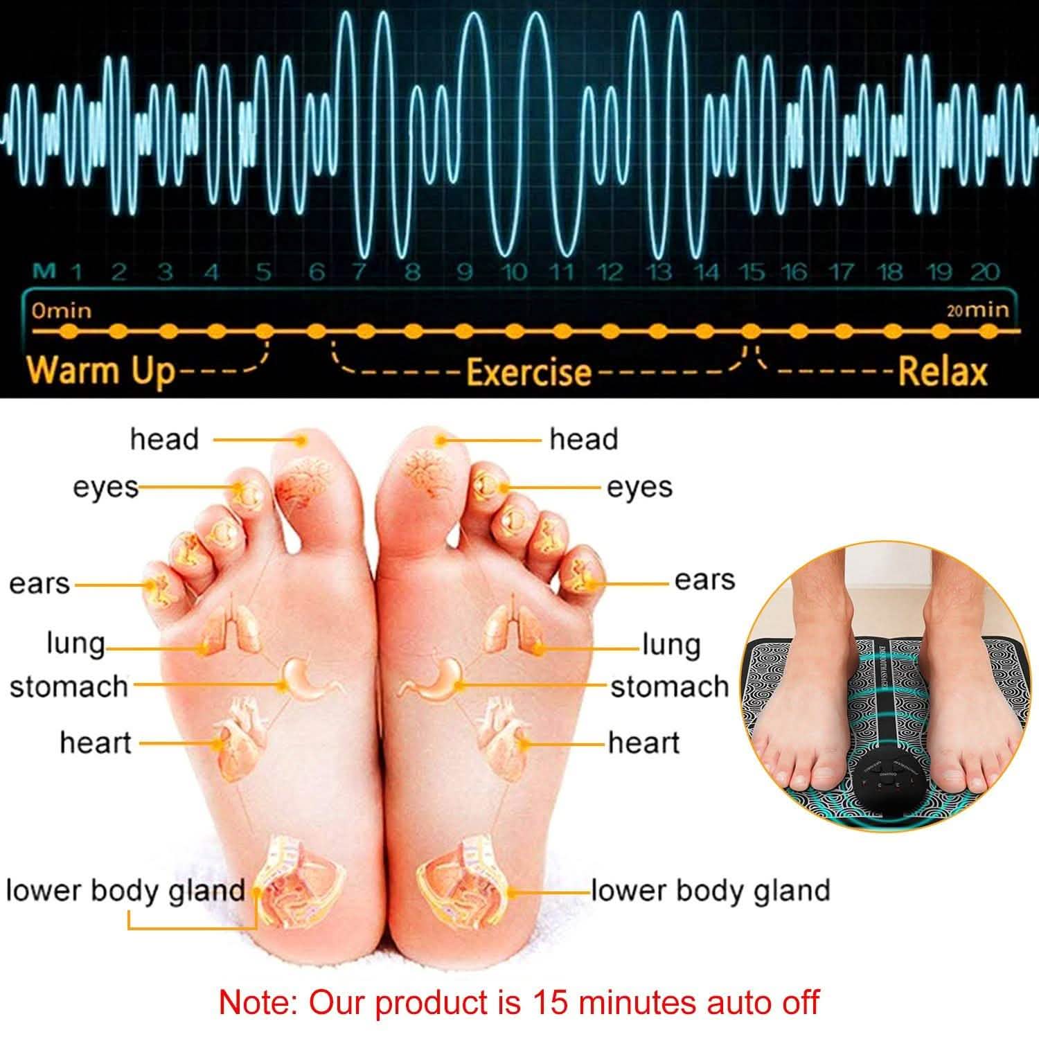 Electric Stimulator Massage Pad