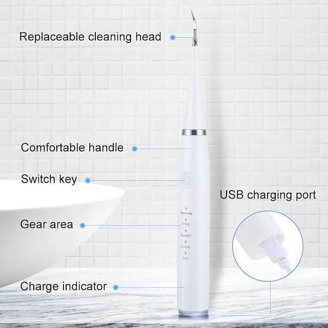 Electric Toothbrush Sonic Dental Scaler Teeth Whitening Kit