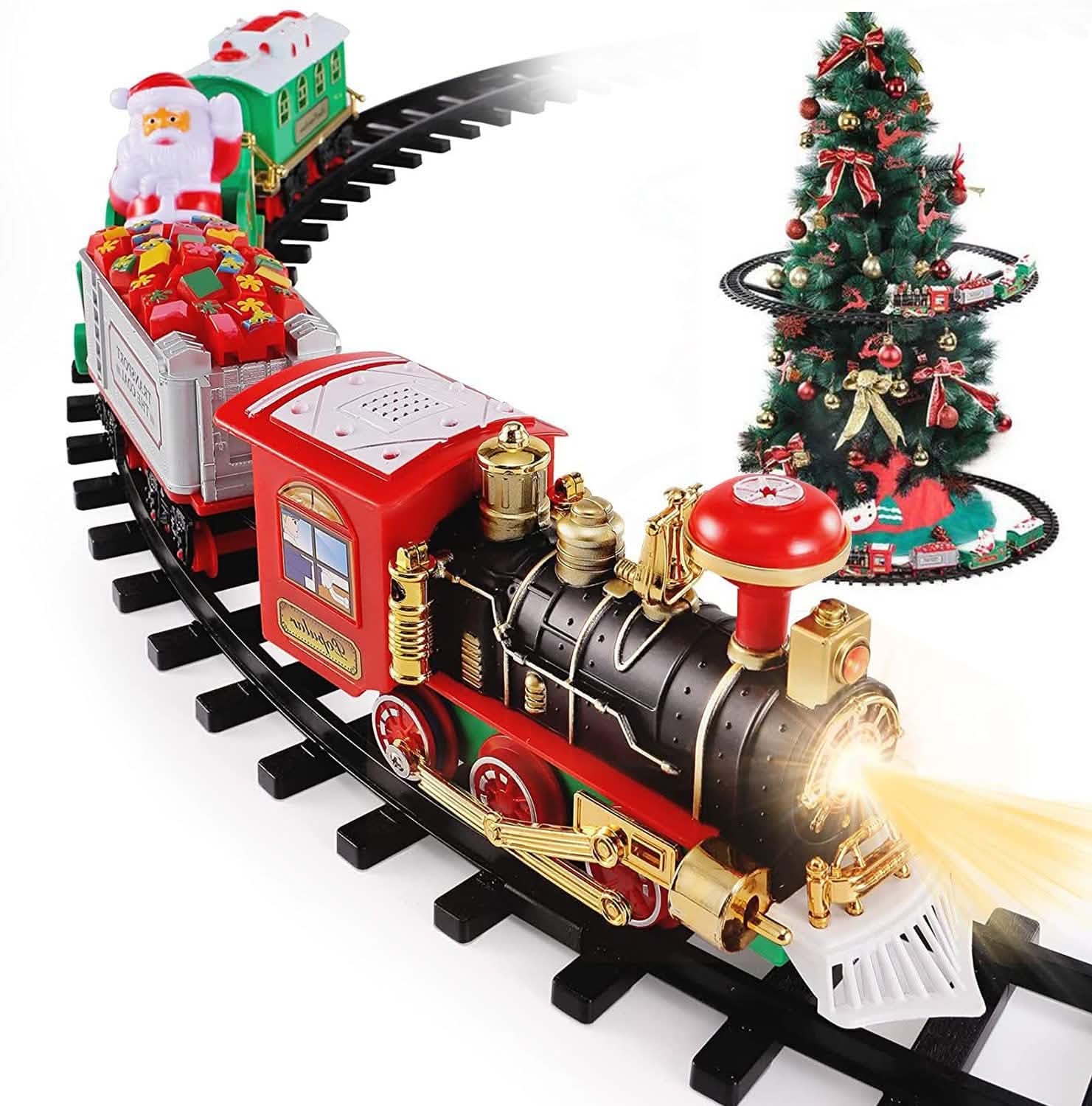 Electric Train Christmas Kid Toy Set