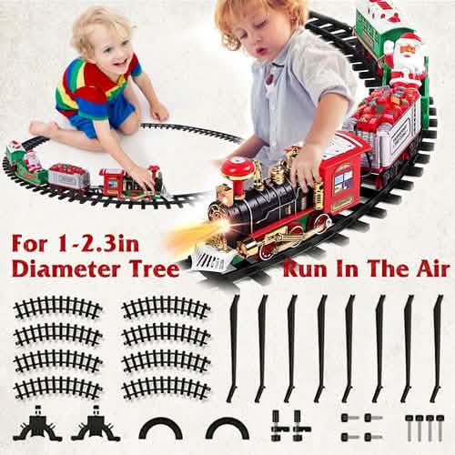 Electric Train Christmas Kid Toy Set