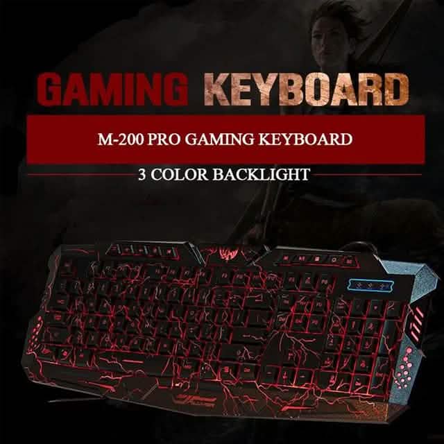 Electrified Gaming Keyboard and Mouse Set