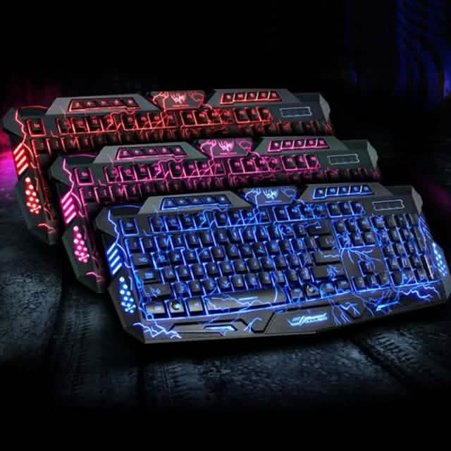 Electrified Gaming Keyboard and Mouse Set