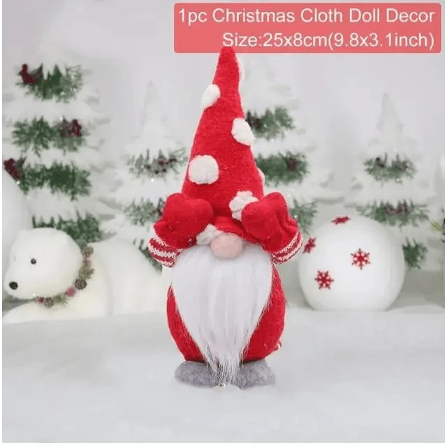 Elegance Christmas Faceless Doll Merry Christmas Decorations For Home Cristmas Ornament New Year Gift