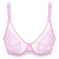 Elegance Transparent Bras For Women Ultra Thin Lace Bralette Underwire Push Up Plus Big Size Top Summer 34 36 38 40 ABCD Cup