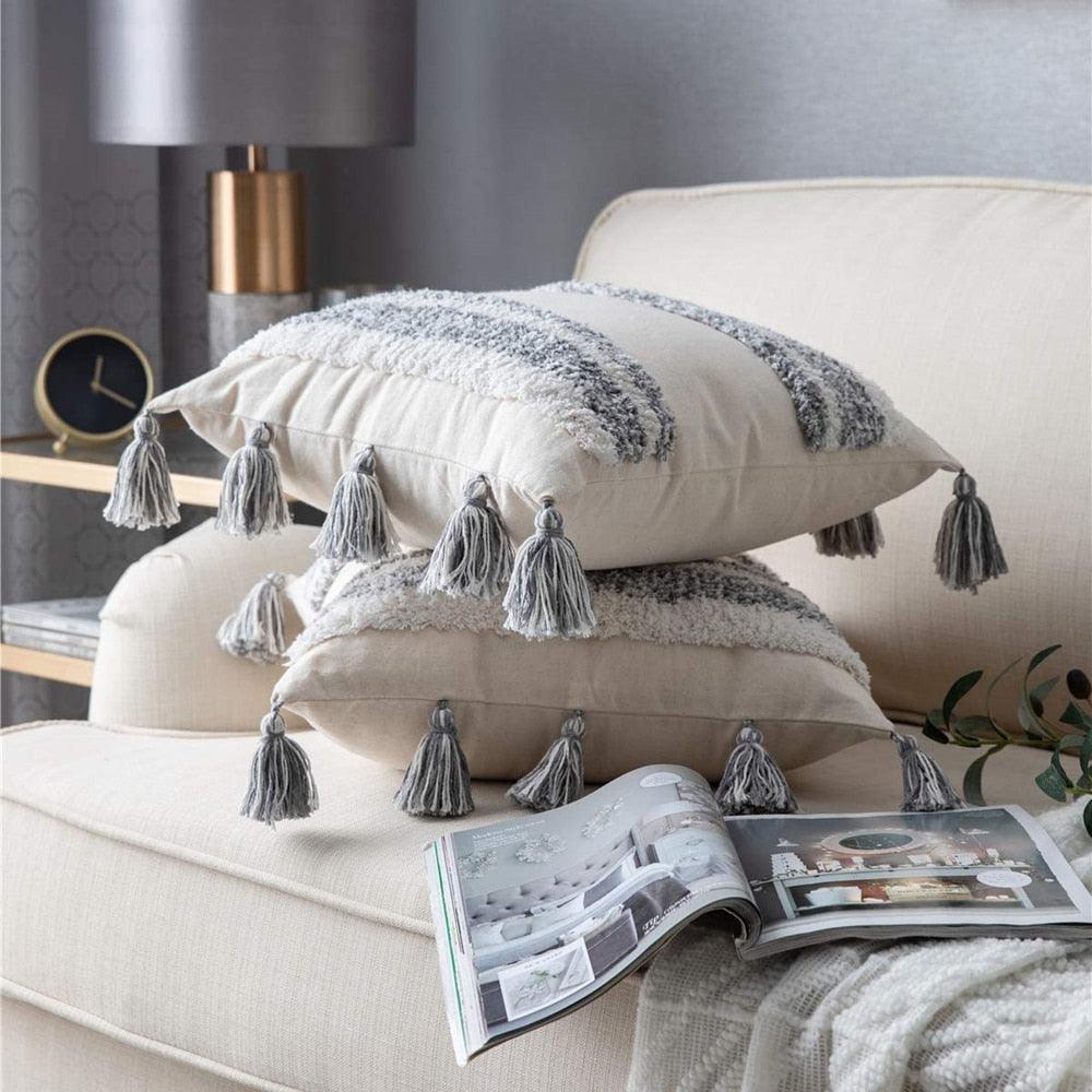 Elegant Cushion Cover Pillow Covers Decorative Boho Pillow Cover With Cotton Woven Cushion Cover Pillow Cover For Living Room Bedroom Pillow Case Nordic Home Autumn Decoration