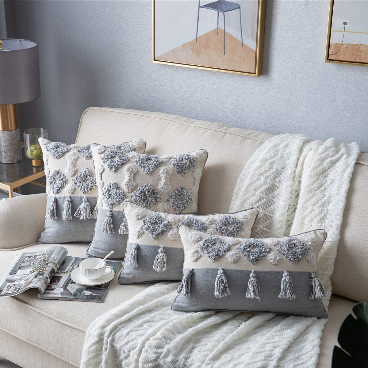 Elegant Cushion Cover Pillow Covers Decorative Boho Pillow Cover With Cotton Woven Cushion Cover Pillow Cover For Living Room Bedroom Pillow Case Nordic Home Autumn Decoration