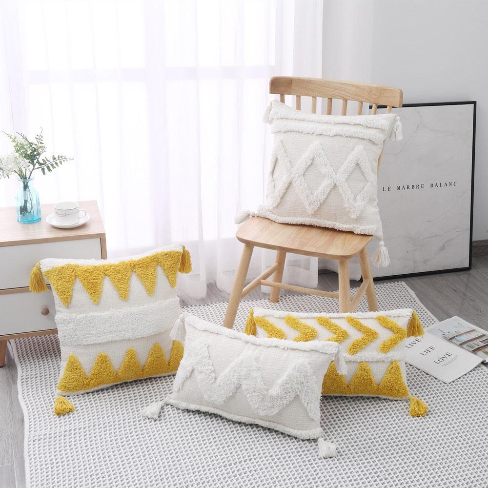 Elegant Cushion Cover Pillow Covers Decorative Boho Pillow Cover With Cotton Woven Cushion Cover Pillow Cover For Living Room Bedroom Pillow Case Nordic Home Autumn Decoration