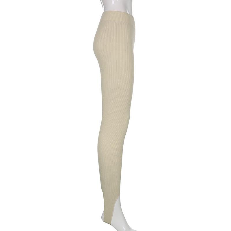 Elegant High Waist Cotton Fitness Basic Pants Casual Spring New Female Skinny Leggings Women Seamless Fitness Leggings Women Seamless Push Up Leggings Workout Pants Breathable Pants