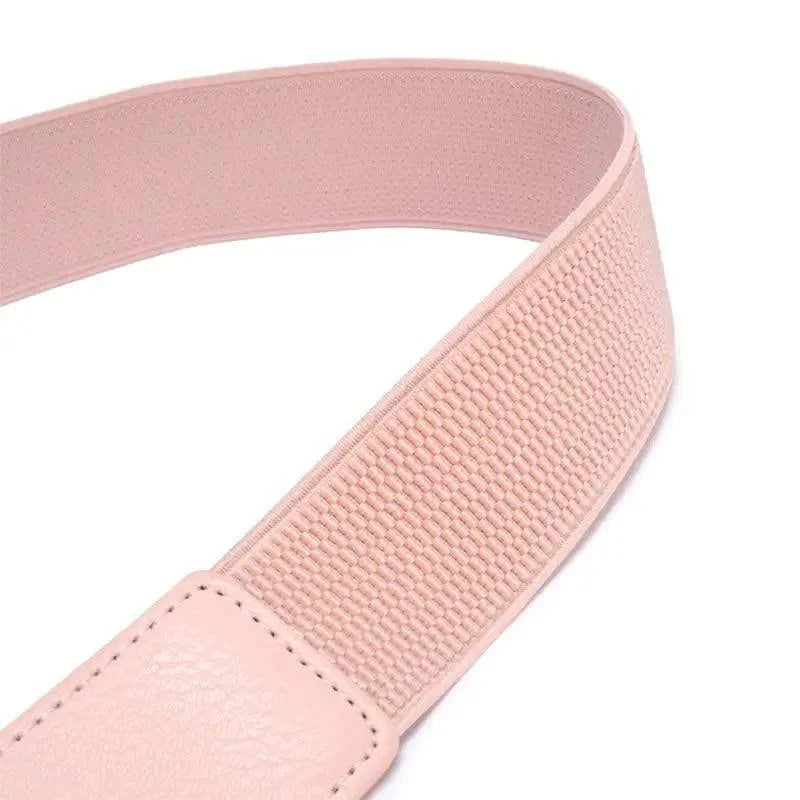 Elegant PU Leather Elastic Women Dress Belts Fashion Stretchy Thick Waist Dress Plus Size Waistbands For Women
