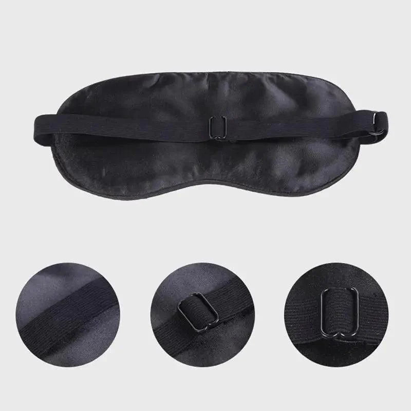 Elegant Soft Silk Eye Cover Sleeping Eye Mask Elastic Women Eye Patch Comfortable Super-Smooth Eye Mask For Sleep