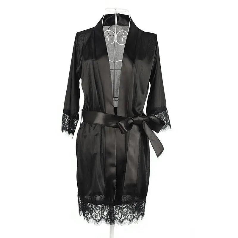 Elegant White Short Soft Women Bathrobes Vintage Design Sleepwear Lightweight Bridesmaid Robes Comfortable Ladies Bathrobe