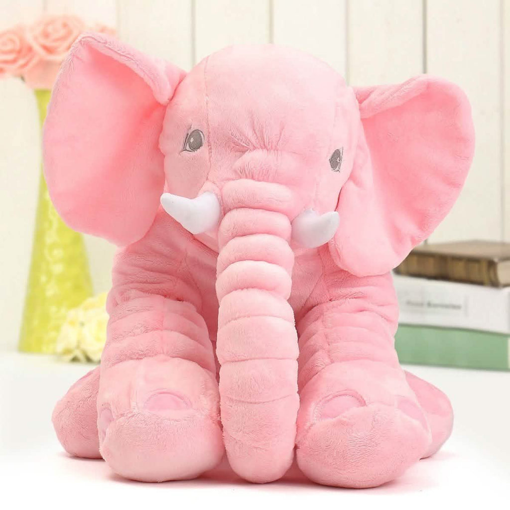Elephant Plush Pillow - Assorted Colors