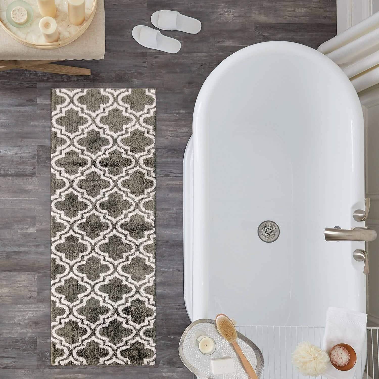 Elise Collection Diamond Design JQ Bathmat