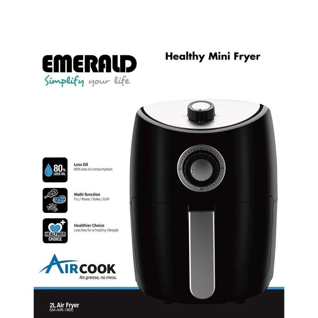 Emerald Compact 2 Liters Mini Air Fryer