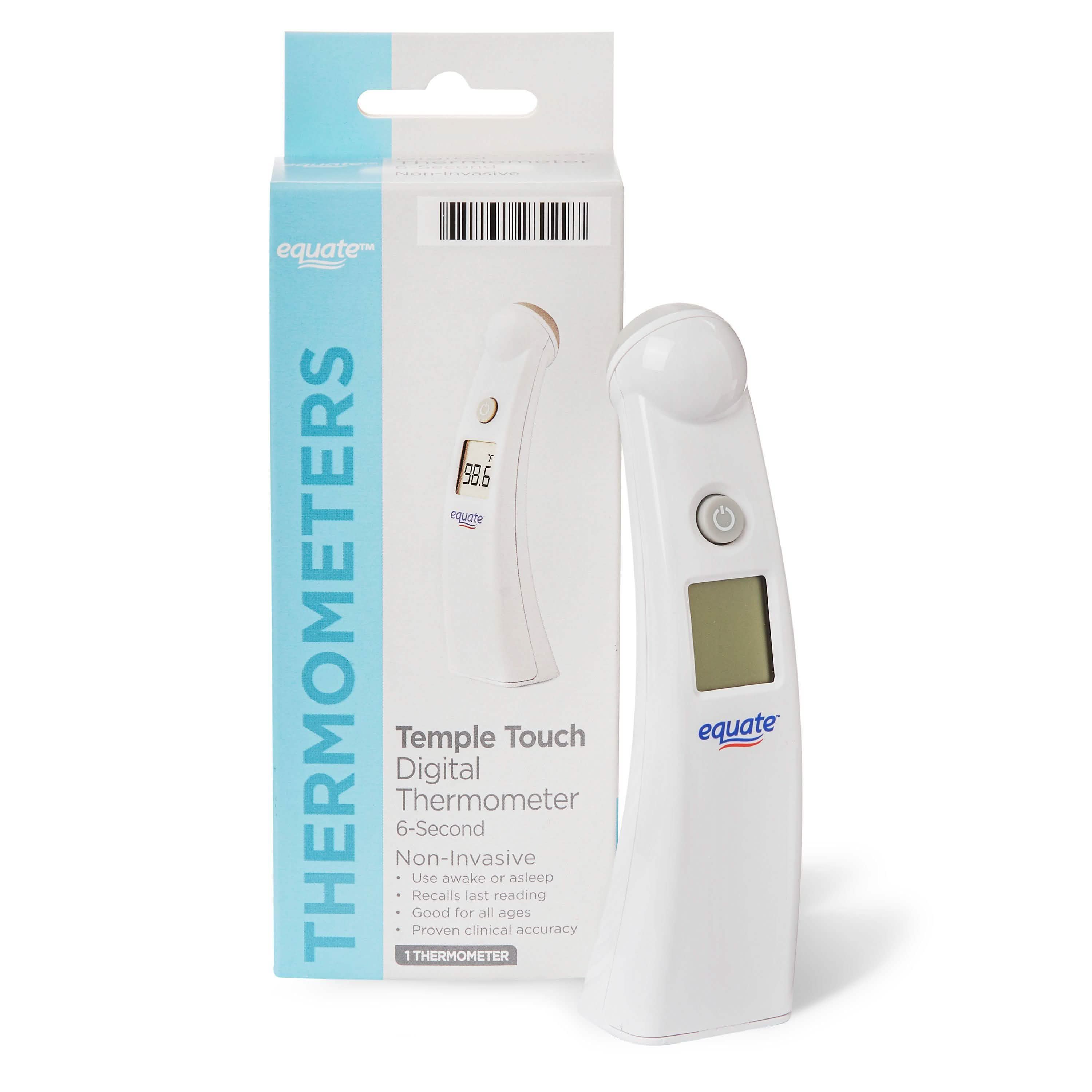 Equate Temple Touch 6-Second Digital Thermometer